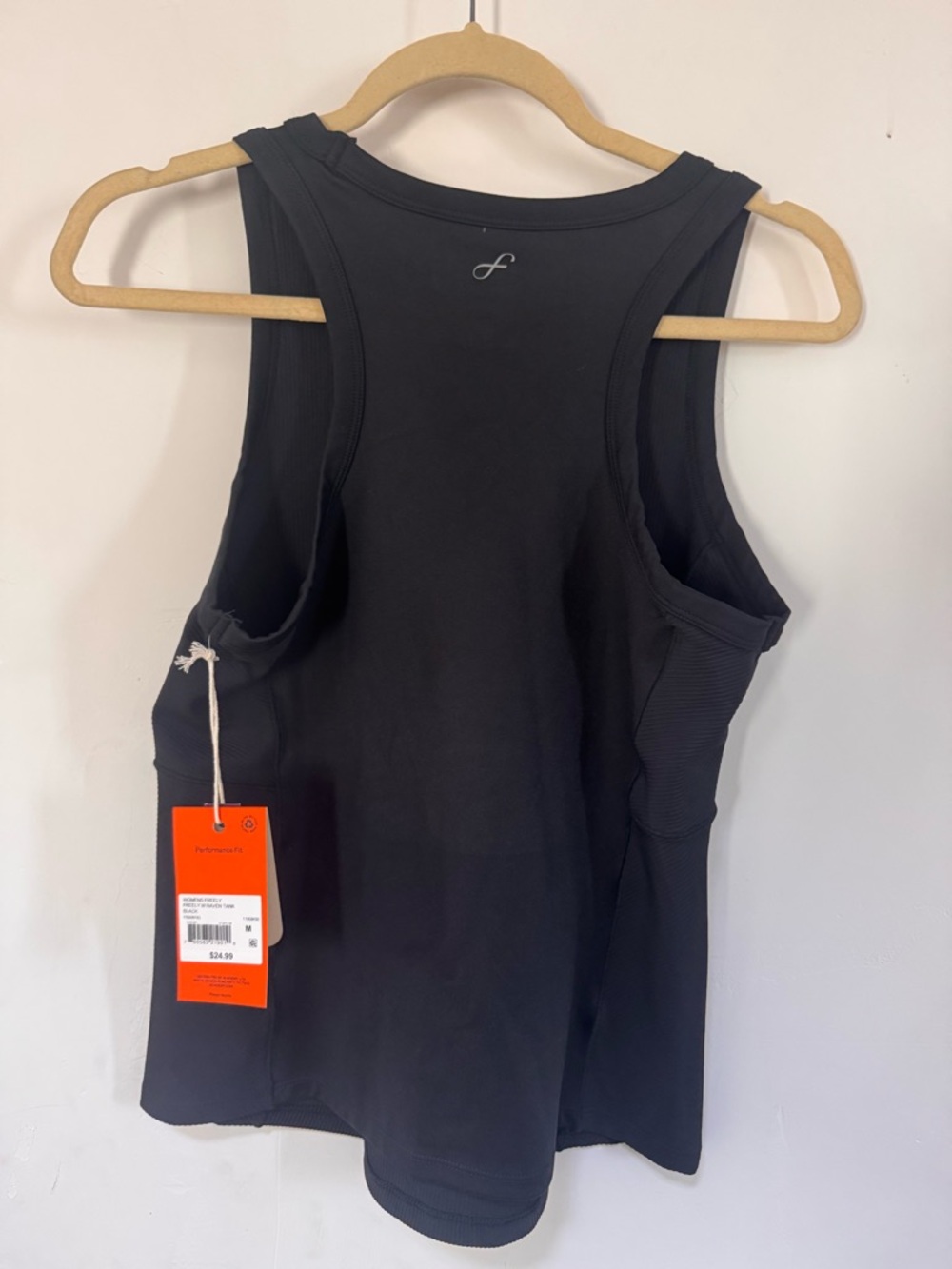 Freely Black Performance Racerback Tank